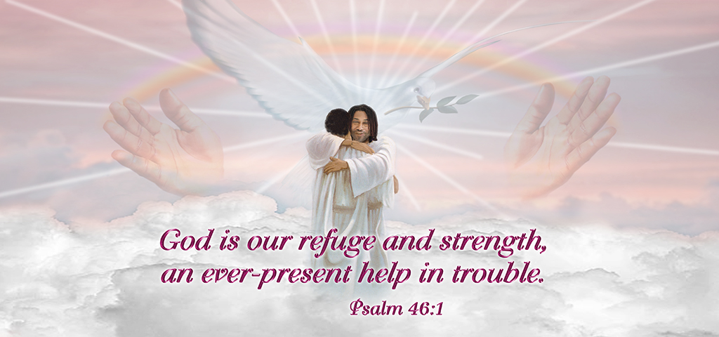 In Gods Arms AA Pink (Psalm 46 1) PROOF